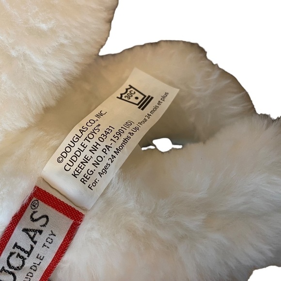Douglas White Kitty Cat Softie Plush Stuffed Animal 11" - Picture 4 of 8